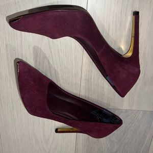 Ted baker heels new never worn velvet